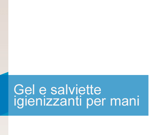 Gel e salviette igienizzanti lavamani